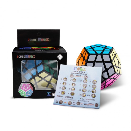 QIYI Magic Puzzle Cube 12 Surfaces Speed Megaminxed Cube with 3 Layers