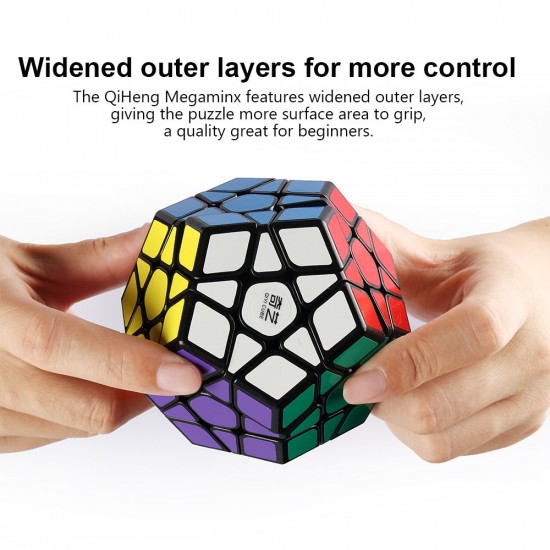 QIYI Magic Puzzle Cube 12 Surfaces Speed Megaminxed Cube with 3 Layers