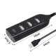 4 Ports Multi USB  Splitter 2.0 USB Hub Adapter for PC Mac Desktop Computer