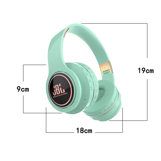 Foldable LED Light-Up Bluetooth Headphone in a variety of colours