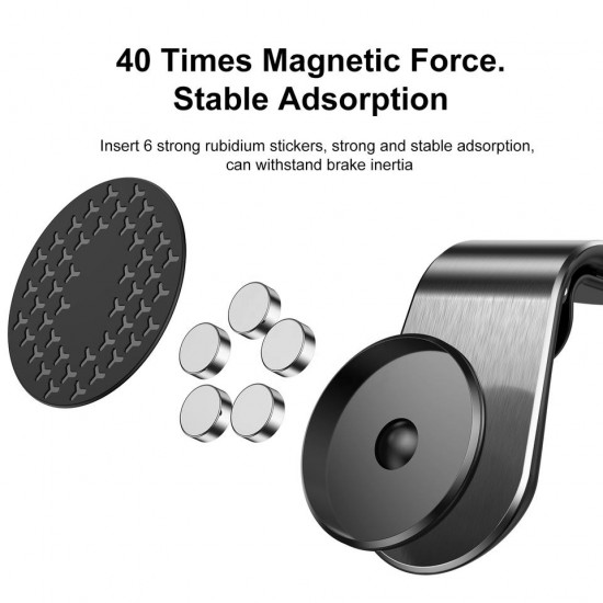 Universal 360 Degree Magnetic Car Air Vent Phone Holder