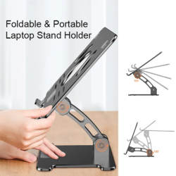 Aluminum Alloy Cooling Pad Laptop/Tablet Stand Portable