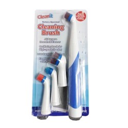 All-Purpose Cordless Sonic Electric Cleaning Brush with 4 Interchangeable Heads