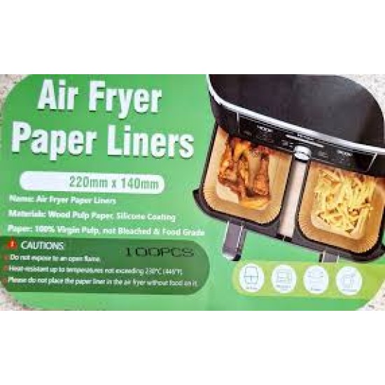 100pcs Disposable Paper Liners for Air Fryer – Easy Cleanup & Hassle-Free Cooking  