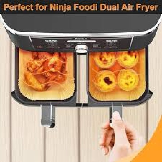 100pcs Disposable Paper Liners for Air Fryer – Easy Cleanup & Hassle-Free Cooking  