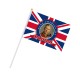 King Charles III Coronation Hand Waving Flags