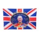 King Charles III Coronation Celebration Flag  150cm x 90cm (5ft x 3ft)