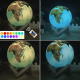 3D Print Multicolour Earth LED Night Lamp 15cm 16 Colours Changing Touch Remote Control