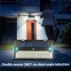 360 LED Solar Sunlight Waterproof Light Outdoor Wall Lamp 