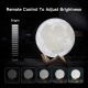 3D Moon Lamp LED Luna Night Light USB Charge Kids Dimmable Rechargeable 13-20CM