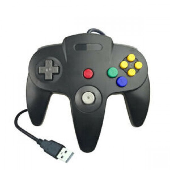 Wired Game Controller for Nintendo N64 (Console plug)