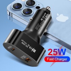 QC3.0+PD25W Fast Car Charger
