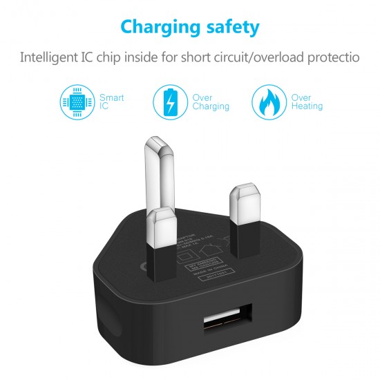 Single USB Charger 1A