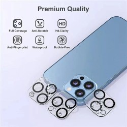 All in One Design 3D Full Cover Silk print Camera Lens Protectors for iPhone 11 TO 15 Models