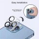 All in One Design 3D Full Cover Silk print Camera Lens Protectors for iPhone 11 TO 15 Models