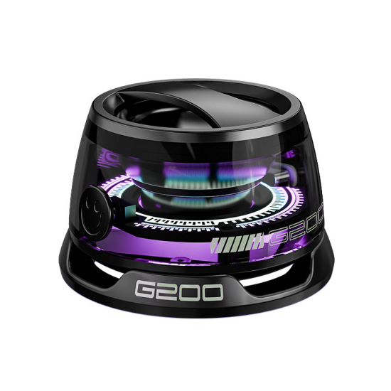 G200 Bluetooth Portable Magnetic RGB Speaker - Black