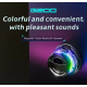 G200 Bluetooth Portable Magnetic RGB Speaker - Black