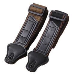 Guitar Strap with 3 Pick Holders for Electric/Acoustic Guitar (Cotton Strap)