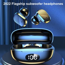 T2 Mini TWS Earbuds Tt 5.2 Touch Control Headphones (Black)