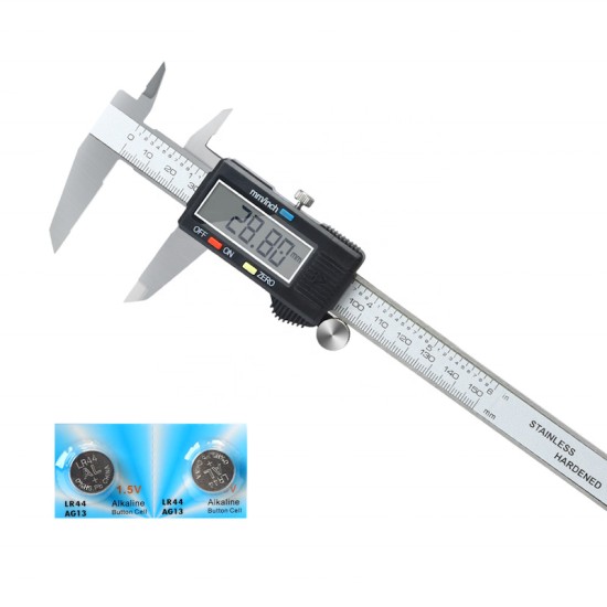 6'' Stainless Steel Vernier Caliper Large LCD Screen Electronic Digital Caliper 6 inch 150mm