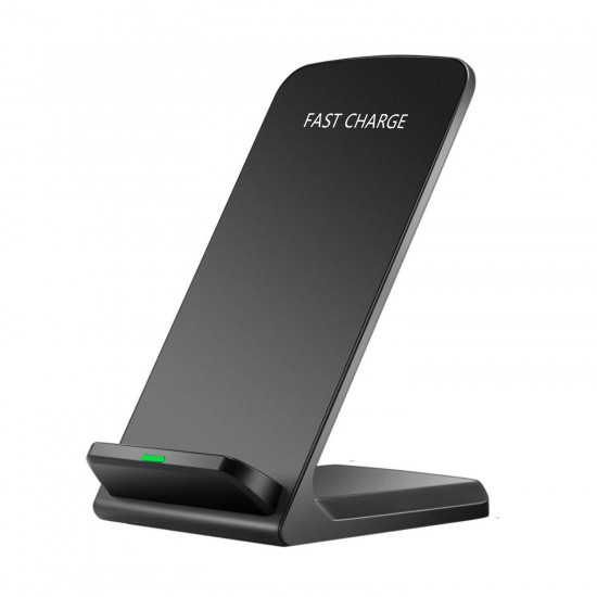 Qi Wireless Charger Double Coiled Desk Stand   