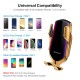 Universal  R2 Smart Sensor Infrared Induction Car Phone Holder Fast Charging Wireless Charger