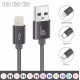 Nylon Braided Fast Charging USB Data Cable for iPhone 8 Pin Wire Long 1M 2M 3M in 11 Colours 