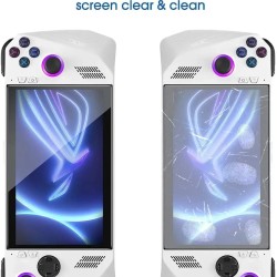 2pcs Handheld Console Screen Protector Tempered Glass for ASUS ROG Ally (2023) 