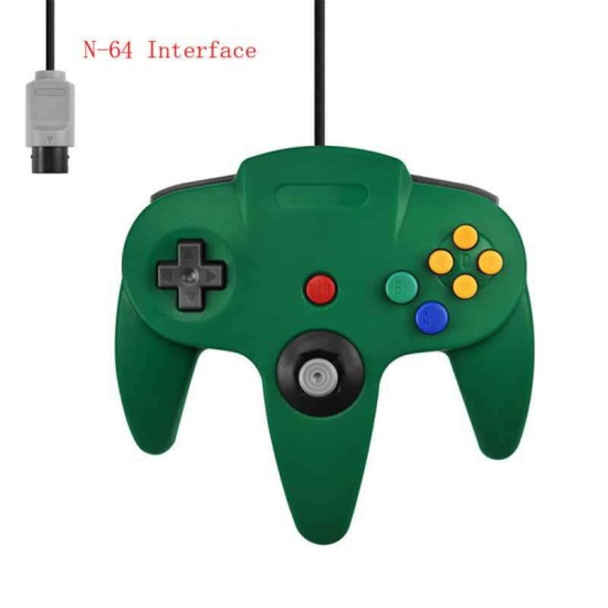 Wired Game Controller for Nintendo N64 (Console plug)