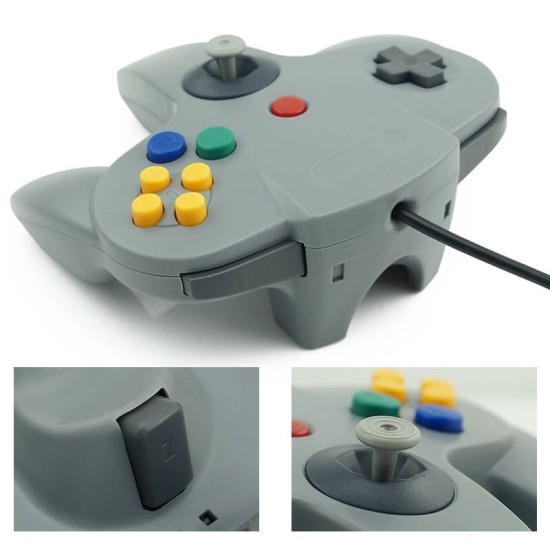 Wired Game Controller for Nintendo N64 (Console plug)