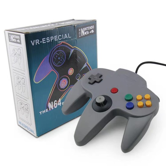 Wired Game Controller for Nintendo N64 (Console plug)