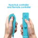 2 in 1 Motion Plus Remote and Nunchuck Controller for Wii U