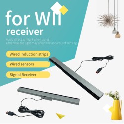 Wired Infrared Sensor Bar for Nintendo Wii and Wii U Console
