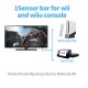 Wired Infrared Sensor Bar for Nintendo Wii and Wii U Console