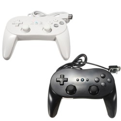 Wired Remote Gamepad Classic Controller Pro Shock Joystick for Nintendo Wii