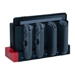 USB 2.0 4 in 1 Dock Charging Station for Joy-Con with LED Indicator PG-9186  for Switch Dock