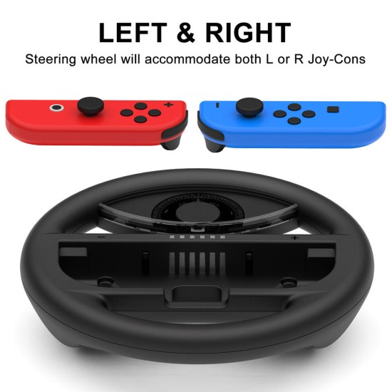 4-Piece Set Hand Grip Steering Wheel for Nintendo Switch Controller