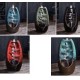 Ceramic Smoke Waterfall Holder Backflow Incense Burner for Home Desk Decor Office
