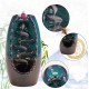 Ceramic Smoke Waterfall Holder Backflow Incense Burner for Home Desk Decor Office