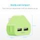 Dual USB Mains Charger 2A