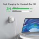 QC4.0 PD3.0 USB-C 65W  Fast Charging 2C1A 3Ports GAN Charger