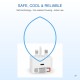 AMEEGO 30W GaN UK Charger with Retractable USB-C Cable & USB-C Port