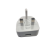 Single USB 2A Plug - White