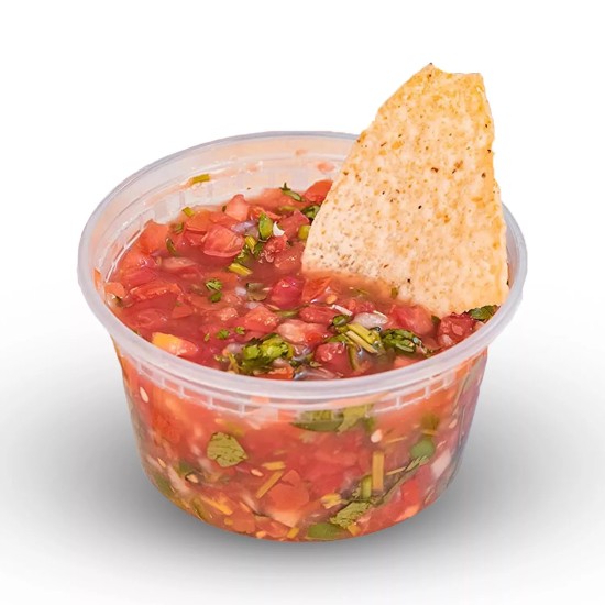 Round Heavy Duty Plastic Food Containers with Lids  8oz - Case of 450