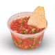 Round Heavy Duty Plastic Food Containers with Lids  8oz - Case of 450
