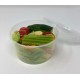Round Heavy Duty Plastic Food Containers with Lids  8oz - Case of 450