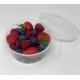 Round Heavy Duty Plastic Food Containers with Lids  8oz - Case of 450