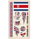 World Cup Team's Tattoo's - 10 Pack - Countries A - C