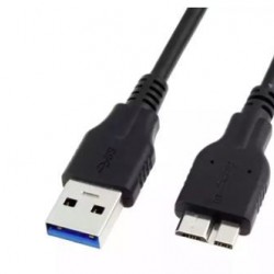 USB 3.0 A Male to Micro B Cable Compatible with Samsung Galaxy S5/Note 3/Note Pro 12.2 and Hard Disk Drives 