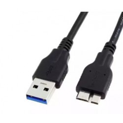 USB 3.0 A Male to Micro B Cable Compatible with Samsung Galaxy S5/Note 3/Note Pro 12.2 and Hard Disk Drives 